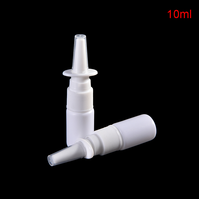 Ostrifin 2x Empty Plastic Nasal Pump Spray Bottles Mist Nose Bottles 10