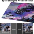 thumbnail image 3 of XXL Extended Anime Waterproof Mouse Pad Large Purple Mousepad Cartoon Dragon Gaming Stitched Edges Desk Pads Non-Slip Rubber Base Office Long Mouse Mat(Size:31.5x11.8in), 3 of 6