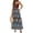 Floral Brown Blue, variant on Summer Dresses for Women Floral Patchwork Strapless Tube Long Flowy Dress Beach Vacation Clothes