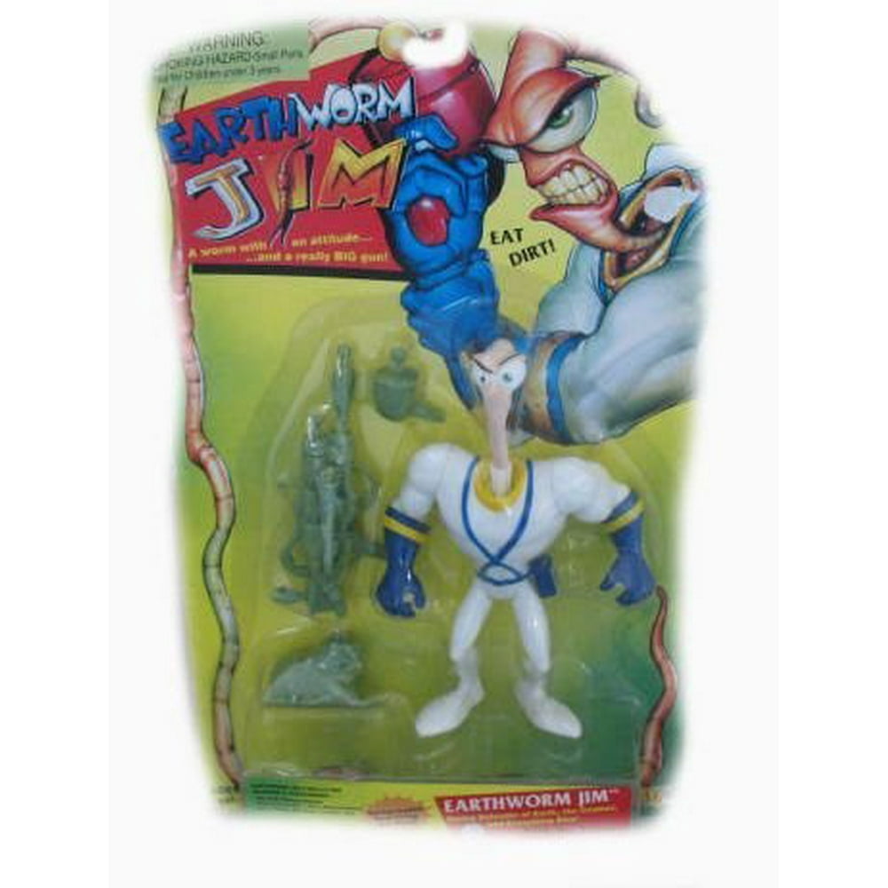Earthworm Jim, A Worm With An Attitude, Action Figure
