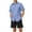 N-Blue, variant on 2025 Men Shirts Men's Linen Short Sleeved Device Men T Shirt Loose Undershirt Man Jumpsuit Solid Color Short Sleeved Button Down Short Cotton Linen Shirt for Men Beach Plus Size