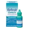 Refresh Contacts Contact Lens Comfort Drops For Use with Contact Lenses, 0.4 fl oz (12 mL)