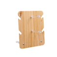 thumbnail image 1 of Wooden Glasses Frame Stand, Transparent Countertops Tier Riser, Craft Displays Multi-Tier Eyeglasses Organizer, Sunglasses, 1 of 4