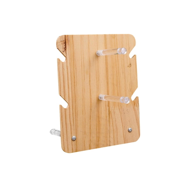 Soporte de marco de anteojos de madera Soporte de exhibición de mesa de venta al por menor transparente Estante de exhibición de escalones de escalera dos pares DYNWAVEMX Soporte de exhibición vertical