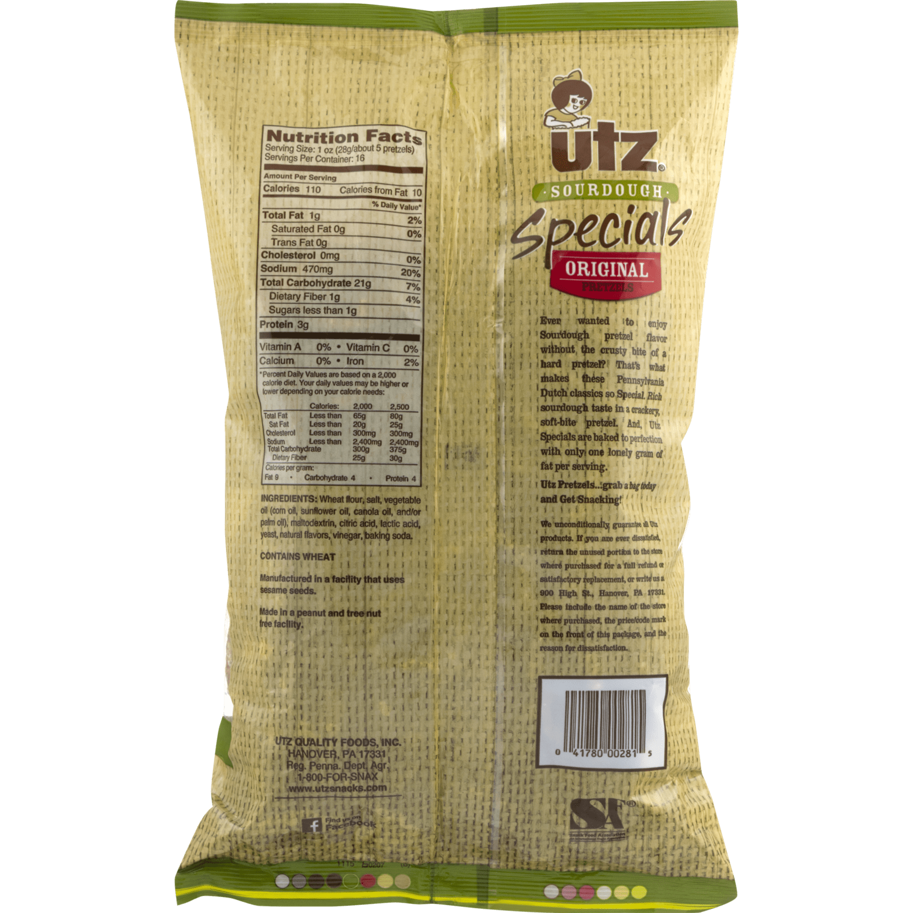 Utz Pretzel Nutrition Besto Blog
