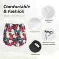 thumbnail image 4 of Bixox Women's Beautiful Flower pattern 2 in 1 Running Shorts - Lightweight Athletic Workout Gym Yoga Shorts Liner with Pockets - Small, 4 of 7