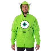 Disney Monsters Inc Mike Wazowski Adult Costume Full-Zip 3D Hoodie
