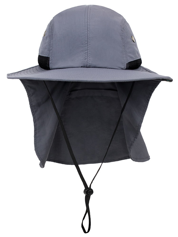 SUN CUBE Mens Fishing Hat with Neck Flap for Men, Palestine