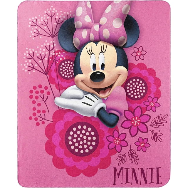 Northwest Disney Minnie Bowtique tantos Lazos Impreso Manta de Forro Polar, 45 por 152.4 cm