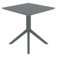 thumbnail image 4 of Compamia Paris Square Table 27 inch Dark Gray, 4 of 4