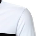 thumbnail image 4 of Fesfesfes Short Sleeve Shirt for Mens Spring And Summer Leisure Patchwork Shirt With Lapel Short Sleeves On Sale, 4 of 9
