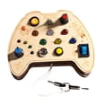 thumbnail image 2 of Juguete Montessori de mesa ocupada con botones de luz, juguete sensorial de habilidad práctica, juguete de Aprendizaje Temprano para niños, regalo, 2 of 9
