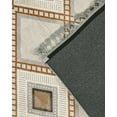 thumbnail image 4 of Prabhakar Geometric Cream Bamboo Area Rugs for Living Room Washable Rugs Boho Moroccan Area Rug Soft Neutral Geometric Bohemian Distressed Indoor Rug for Bedroom Dining Room Office Nonslip Rug, 4 of 8