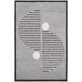 thumbnail image 2 of Nourison Modern Passion Geometric Grey/Black 2' x 3' Area Rug, (2x3), 2 of 7