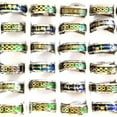 thumbnail image 6 of K-KED 30pcs Electrocardiograma Heart Beat Mood Ring Stainless Steel Color Change Ring-style mix, 6 of 9