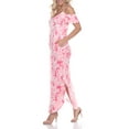 thumbnail image 2 of White Mark Women's Tie-Dye Cold Shoulder Maxi Dress, 2 of 4