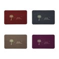 thumbnail image 2 of Yuarrent Tapete para puerta resistente a las manchas Winered, tapete para puerta de entrada fácil de limpiar y con absorción de humedad, Decoración del hogar púrpura, 2 of 6
