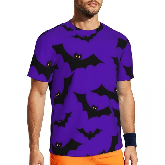T Shirt For Men Sportswear T-Shirt For Man Halloween Bats Harajuku Funny Animal Summer Tee Shirt O N