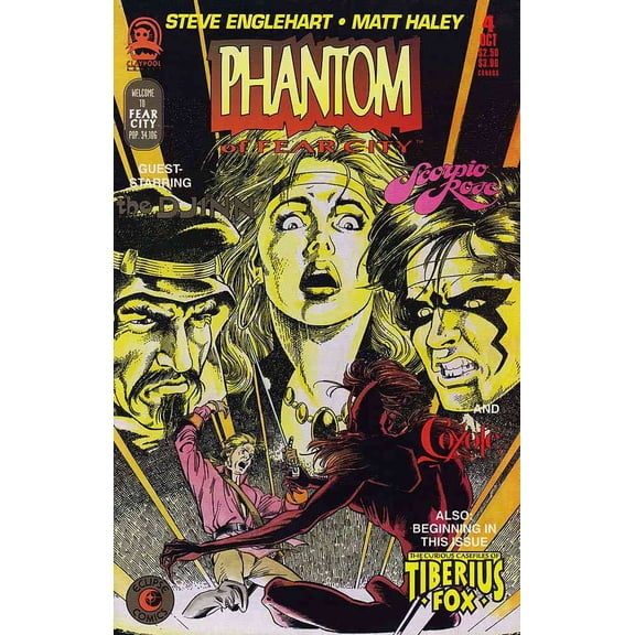 Phantom of Fear City #4 VF ; Claypool Comic Book