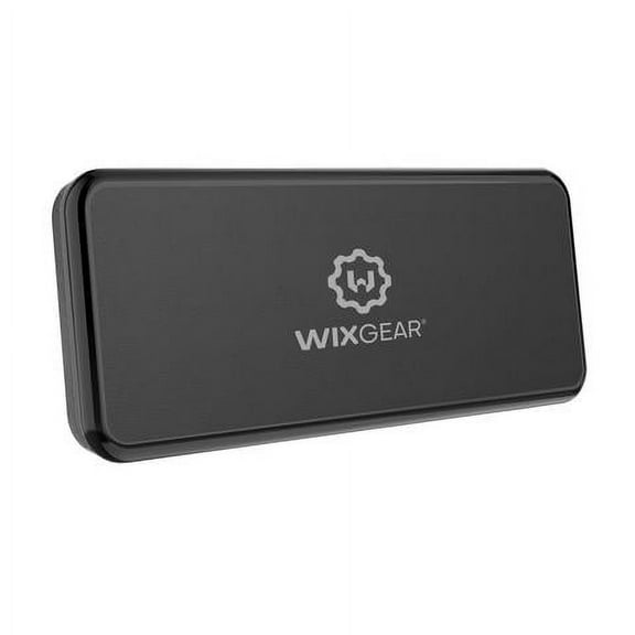 WixGear Universal Stick On Rectangle Flat Dashboard Magnetic Car Mount Holder, Content Ranked for Cell Phones and Mini Tablets -Extra Strong with 10 Magnets!