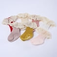 thumbnail image 2 of Baozhu Baywell Autumn Cute Baby Princess Socks Fashion Long Frilly Lace Socks 1 Pair Spring Toddler Solid Color Socks 0-5 Years, 2 of 5