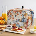 thumbnail image 2 of Blue White Pumpkins Fall Toaster Cover 2 Slice, Thanksgiving Maple Squirrel Dustproof Bakeware Oven Protector with Top Hook, Waterproof Small Kitchen Appliance Toasters Dust Cover, 12"x7.5"x8", 2 of 9