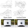 thumbnail image 4 of Chaussures de Patins à Roulettes Déformation Chaussures de Marche Automatiques avec Roue à Déformation à Double Rangée Chaussures de Patinage pour Adultes et Enfants, 4 of 5