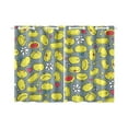 thumbnail image 3 of MKHERT Frogs Window Curtain Kitchen Curtains Window Treatments 26x39 inch,Set of 2, 3 of 3