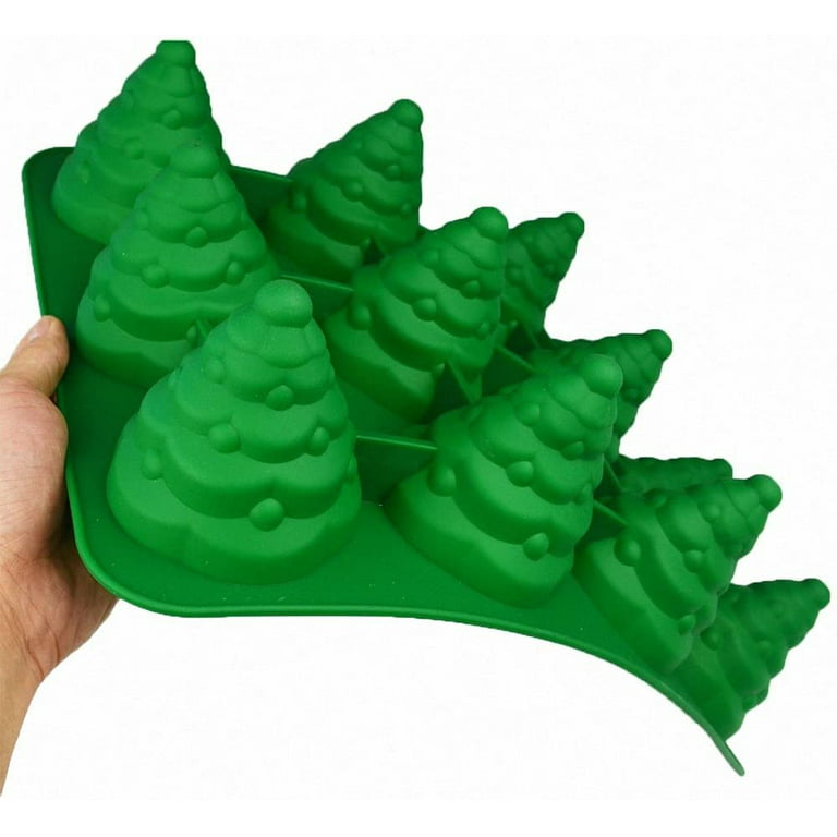 3d Christmas Tree Silicone Mold - Xmas Tree Pan Silicone Mold For Mousse  Cake Muffin Baking, Ice Cube, Jello, Chocolate, Soap, Lotion Bar, Bath Bomb