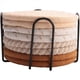 thumbnail image 2 of 32 Posavasos para Bebidas con Soporte, Posavasos Absorbentes de 4 Colores para Bebidas, Juego de Posavasos Tejido de Algodón para Decoración del Hogar A, 2 of 5