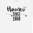 thumbnail image 4 of Inktastic Hawaii Since 1959 Boys or Girls Baby Bodysuit, 4 of 5