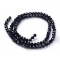 thumbnail image 2 of 10strands Glass Beads Strands Faceted(32 Facets) Round Black 6mm Hole: 1.2mm about 88~91pcs/strand 19.49 inch~20.08 inch(49.5~51cm), 2 of 3