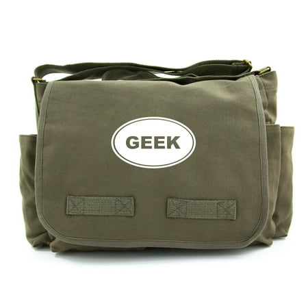 Geek Army Heavyweight Canvas Messenger Shoulder Bag