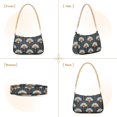 thumbnail image 7 of FORMRS Womens Shoulder Bag with Chain Strap Clutch Purse Cute Tote Handbag, Orange Elegant Geometric, 7 of 7