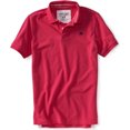 thumbnail image 1 of Aeropostale Solid A87 Uniform Logo Polo de rugby para hombre, rosa, extragrande, 1 of 1