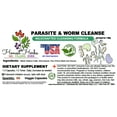 thumbnail image 2 of Worm & Parasite Blend - Natural Cleanse Formula - Black Walnut Hulls - Wormwood - Pau D'Arco Bark - Clove - Honest Herbs - 50 Veggie Caps, 2 of 5