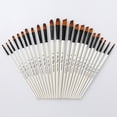 thumbnail image 5 of Visland Watercolor Detail Paint Brushes 12PCS for Watercolors,Acrylics,Inks,Gouache,Oil and Tempera, 5 of 8