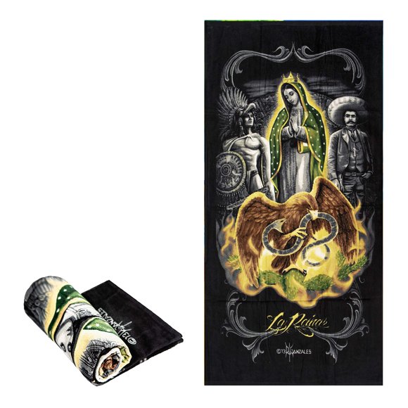 Toalla De Playa Jpi La Reina - 30"" X 60"" - Licencia Oficial De Dga - Edición Especial - Manta Súper Suave - 100% Algodón