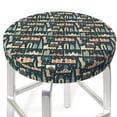 thumbnail image 3 of KLL UAE Travel1 1 Round Bar Chair Cushion Cover 13 inch ,Bar Stool Protector with Elastic, Soft Washable, 3 of 6