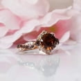 thumbnail image 4 of Dazzlingdaimonds Jewels 3.00 Ctw Round Cut Brown & White Diamond Wedding Anniversary Band Ring 14K Rose Gold Plated 925 Sterling Silver 925 Sterling Silver -9, 4 of 5