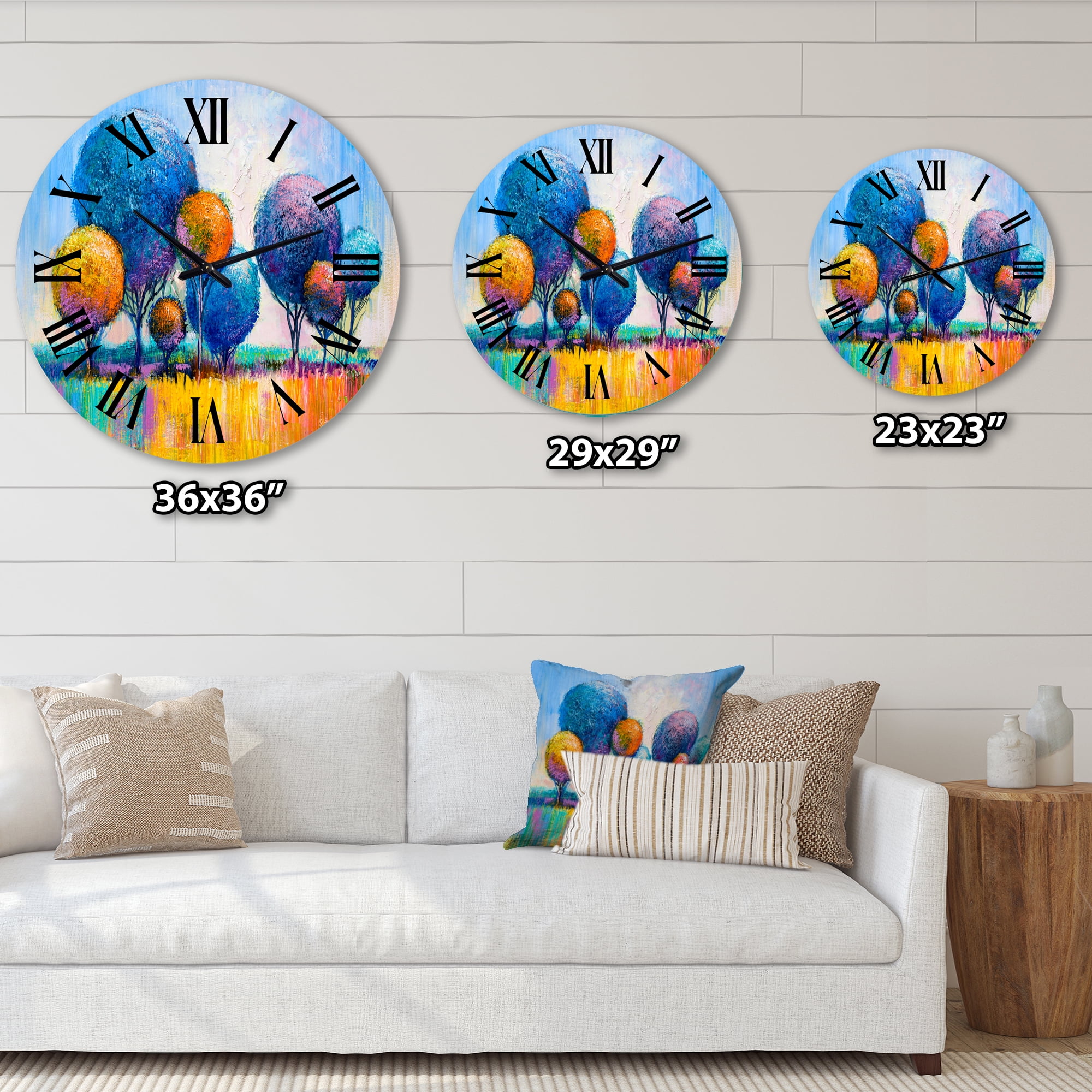 Designart 1 in Quartz Modern/Contemporary Wall Clock