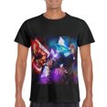 thumbnail image 4 of Camiseta Jujutsu Kaisen para hombre, camisetas de algodón de verano, camisetas de colores sólidos, camisetas de cuello redondo, ropa para hombre de talla grande M a 6XL, 4 of 4