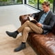 thumbnail image 2 of Bota Bruno Marc URBAN-06 Chelsea de Cuero Gamuza Gris para Hombre Talla 12, 2 of 9