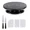 6pcs black, variant on Cake Decorating Kit with 11 Inch Turntable Stand and Spatulas for Baking Home Cake Decoration