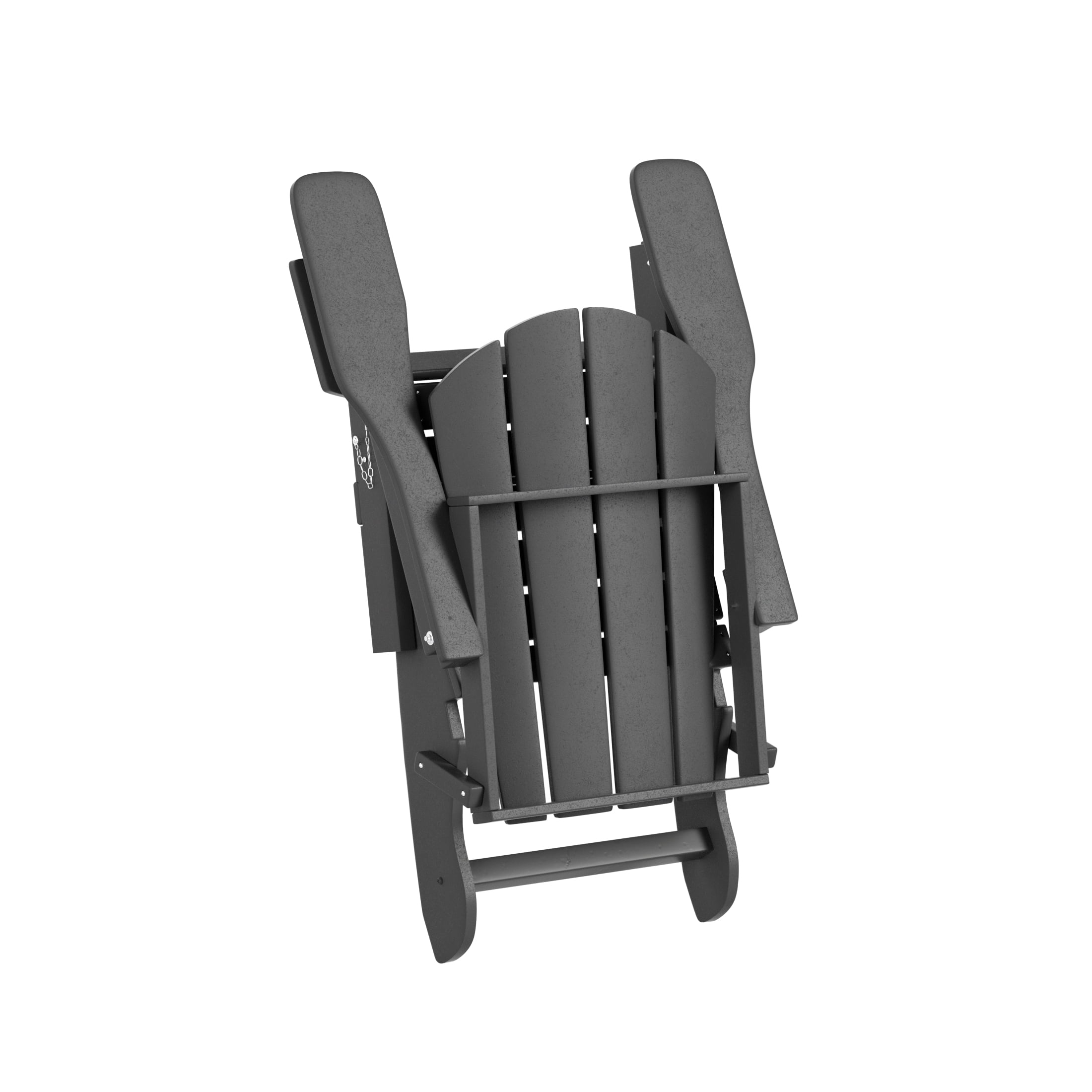 WestinTrends 4 Piece Polyethylene Outdoor Patio Furniture Set with Coffee and Side Table, Gray