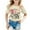 Multicolor, variant on shqvo Toddler Shirts Girls 4t Round Neck Short Sleeve T-Shirts Chest Print Fashion Casual Summer Tops School Uniform for Girls
