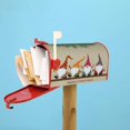 thumbnail image 6 of Christmas Winter Gnomes Mailbox Covers Magnetic Post Box Cover Wraps Standard Size 25.5x21 in Inches for Garden Yard Decor, 6 of 6