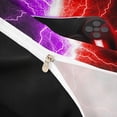 thumbnail image 5 of meiyoeat Neon Lightning Gaming Twin Bedding for Boys Girls, Electric Gamer Duvet Cover Set, Purple Red, Black Reversible 2-Piece, 1 Duvet Cover and 1 Pillowcase, 5 of 7