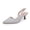Silver, variant on Women’s Kitten Heel Pumps, Pointed Toe Glitter Dress Shoes for Work, Party & Evening Wear