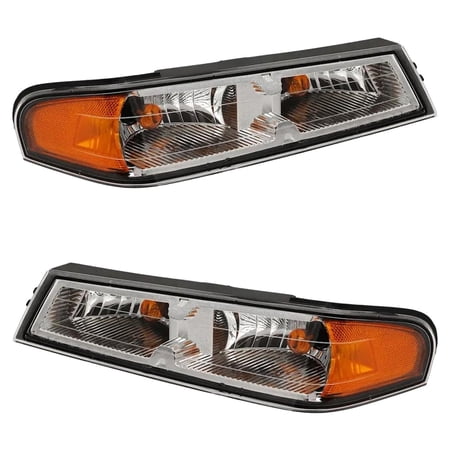 New Pair Of Corner Light Compatible With Chevrolet Colorado Z71 LS 5 Cyl 3.5L Colorado Z85 5 Cyl 3.5L 2005-2008 By GM2520192 GM2521192 20936079 20936080